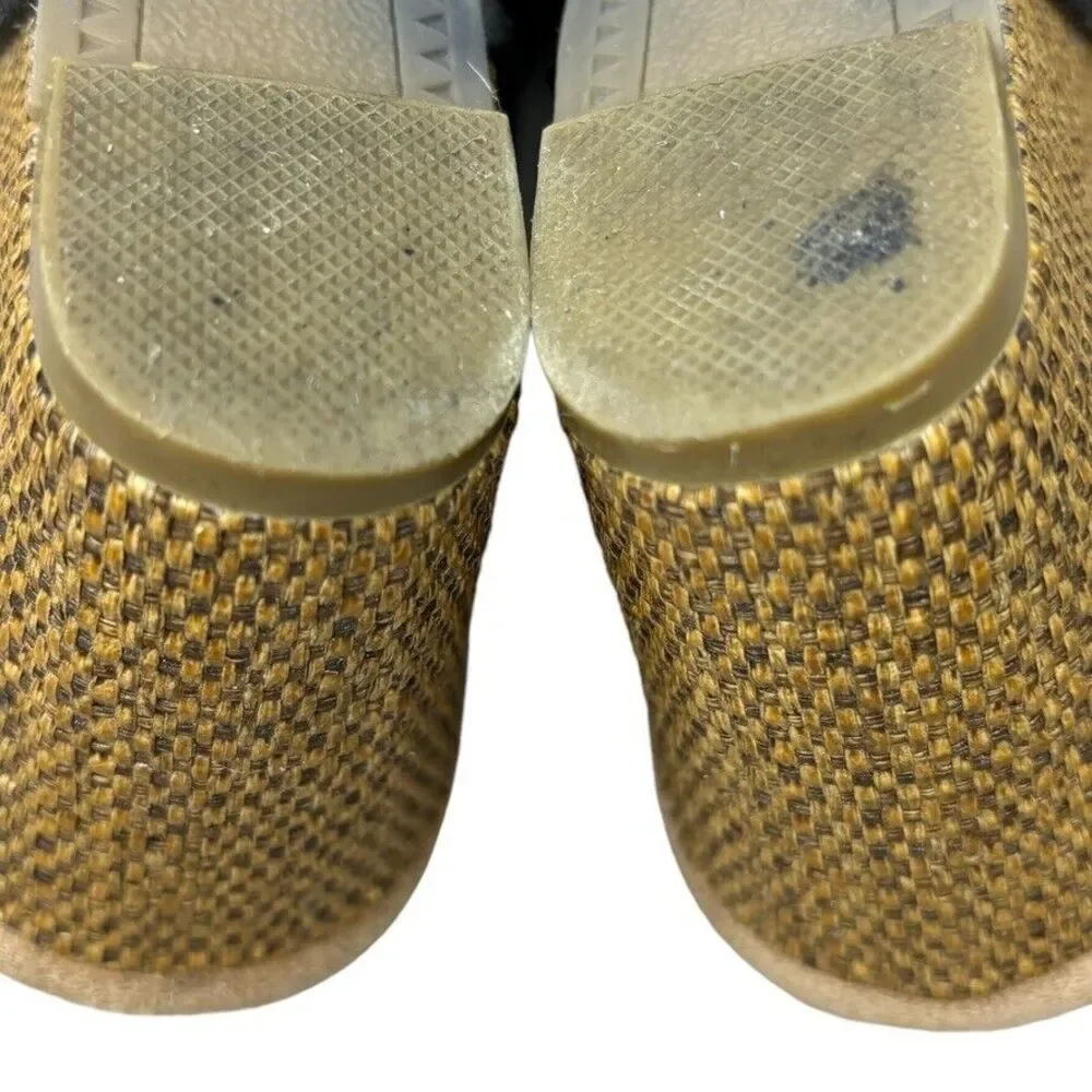 Style & Co. Black Wedge Sandals Slides Comfort Casual Shoes‎ Women's Size 8M